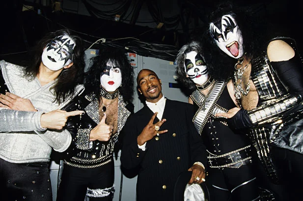 Tupac with KISS